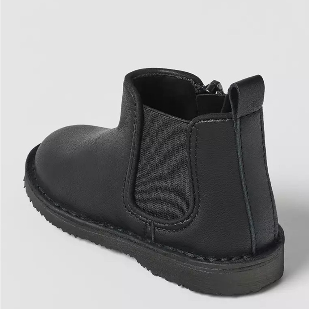 NWT Zara Kids Leather Boots - Picture 4 of 11